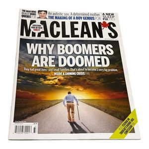 Maclean's Magazine September 9, 2013 Why Boomers Are Doomed Canada Cover Edition